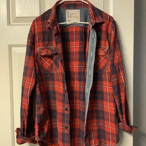 American Eagle | Red Flannel in Medium